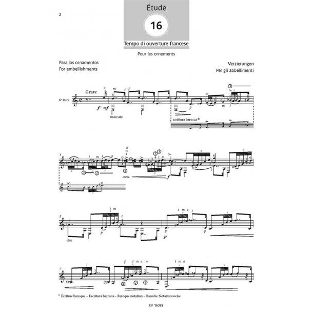 &Eacute;tudes simples - Estudios sencillos (S&eacute;rie 4) : Nos. 16-20 - Pour Guitare-Para Guitarra-For Guitar-F&uuml;r Gitarre -Per Chitarra